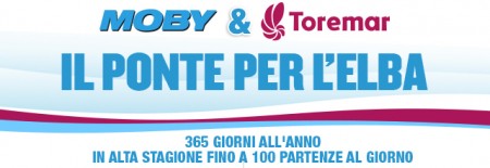 Prenota il tuo traghetto con Moby e Toremar