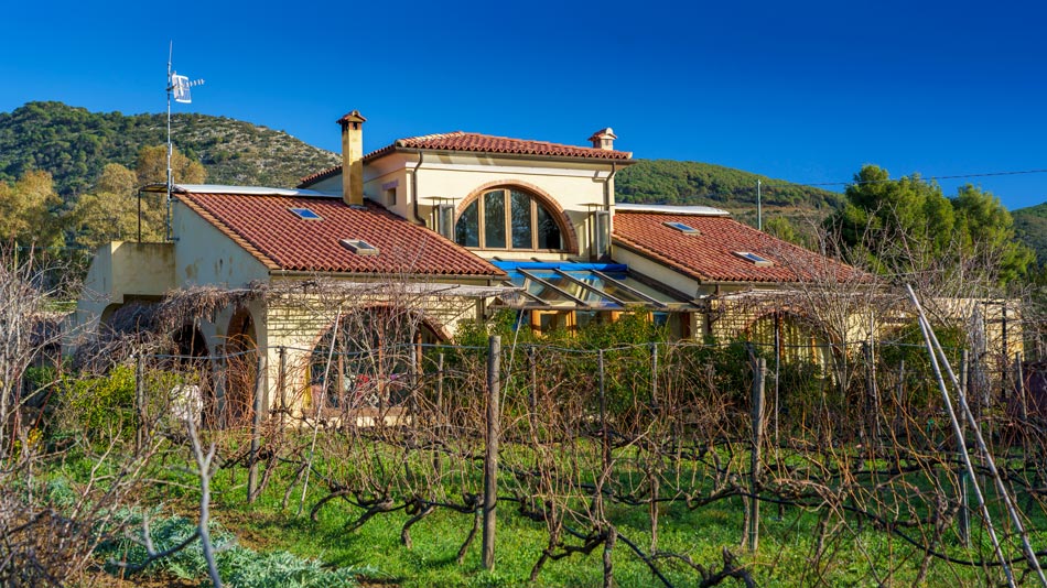 The organic Farm. Camping Orti di Mare, Elba Island, Italy