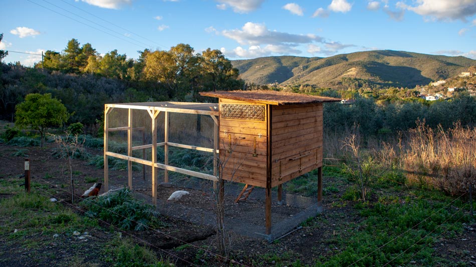 The organic Farm. Camping Orti di Mare, Elba Island, Italy