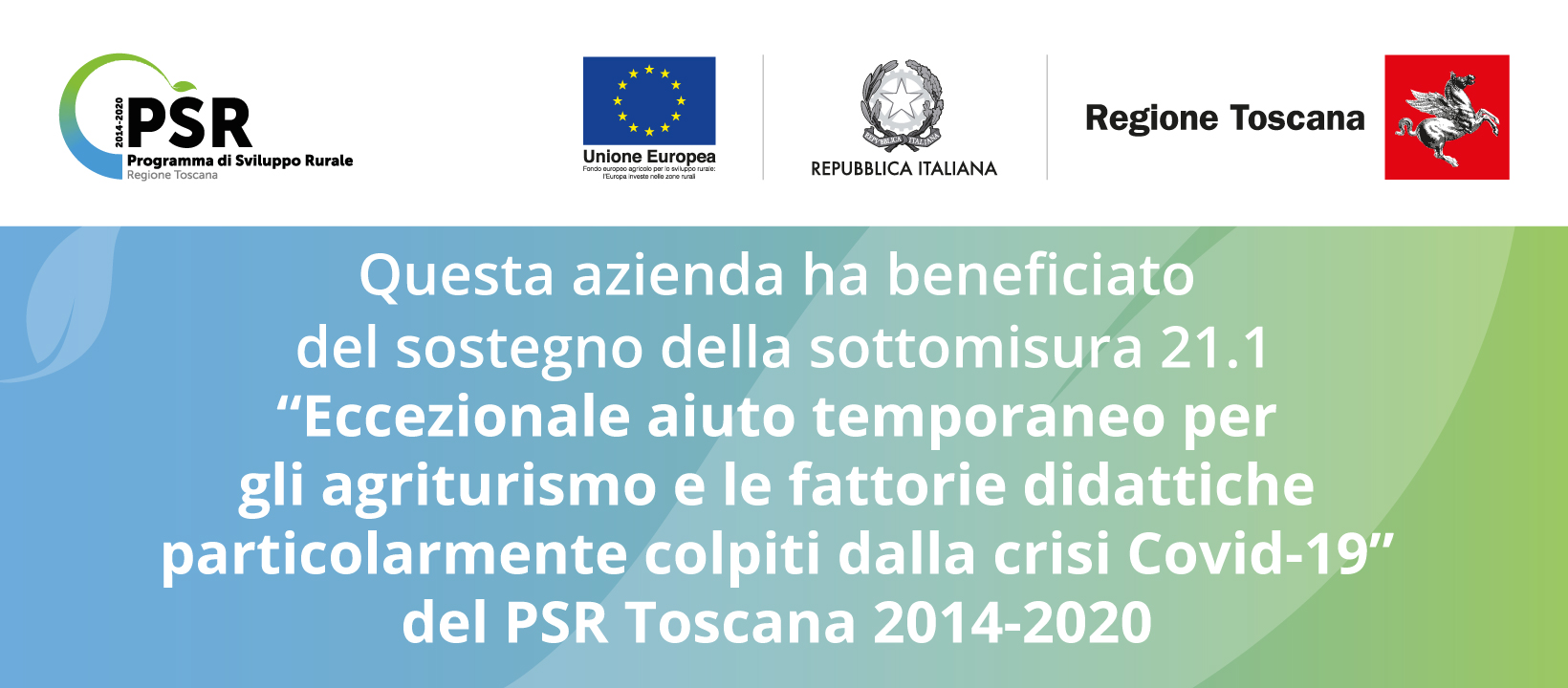 Sostegno Regione Toscana